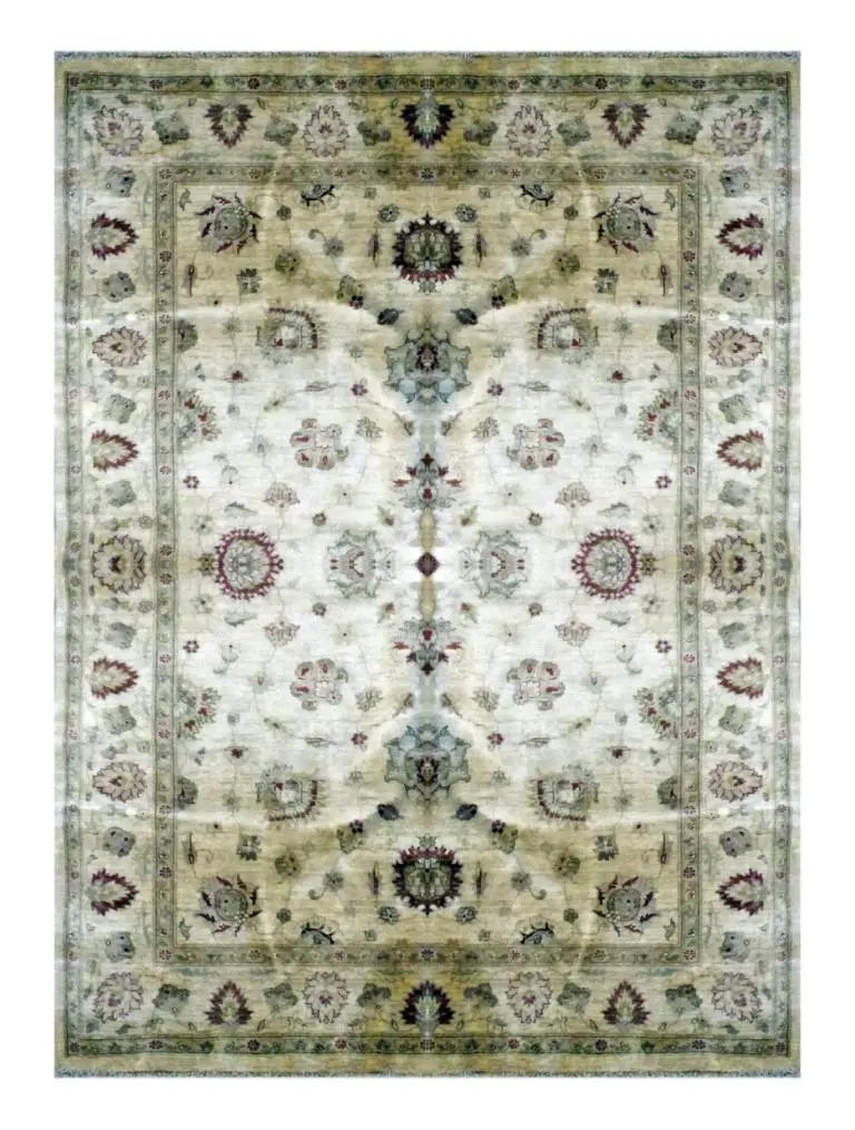 One Of The Kind Pakistani Hand-Knotted Rug 7'8" x 5'11"
